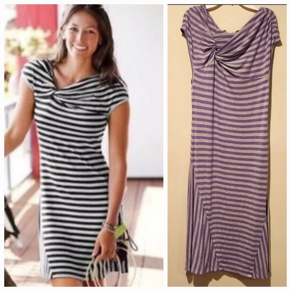 ❤️ ATHLETA STRIPED PAHALA JERSEY DRESS, SMALL